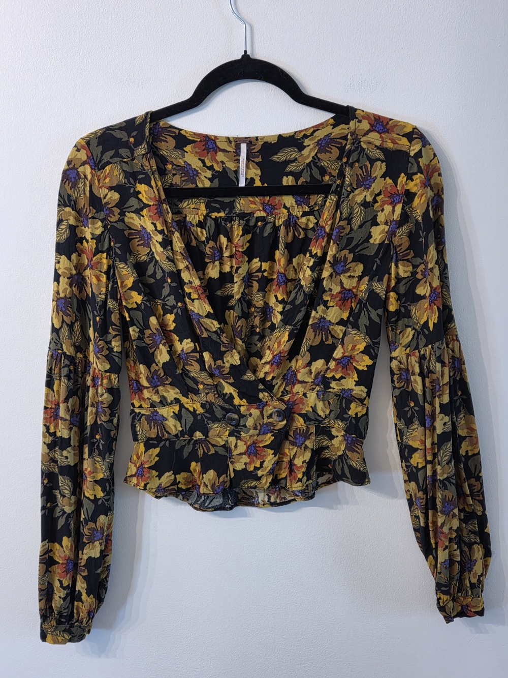 Free People Love Letter Floral Top
